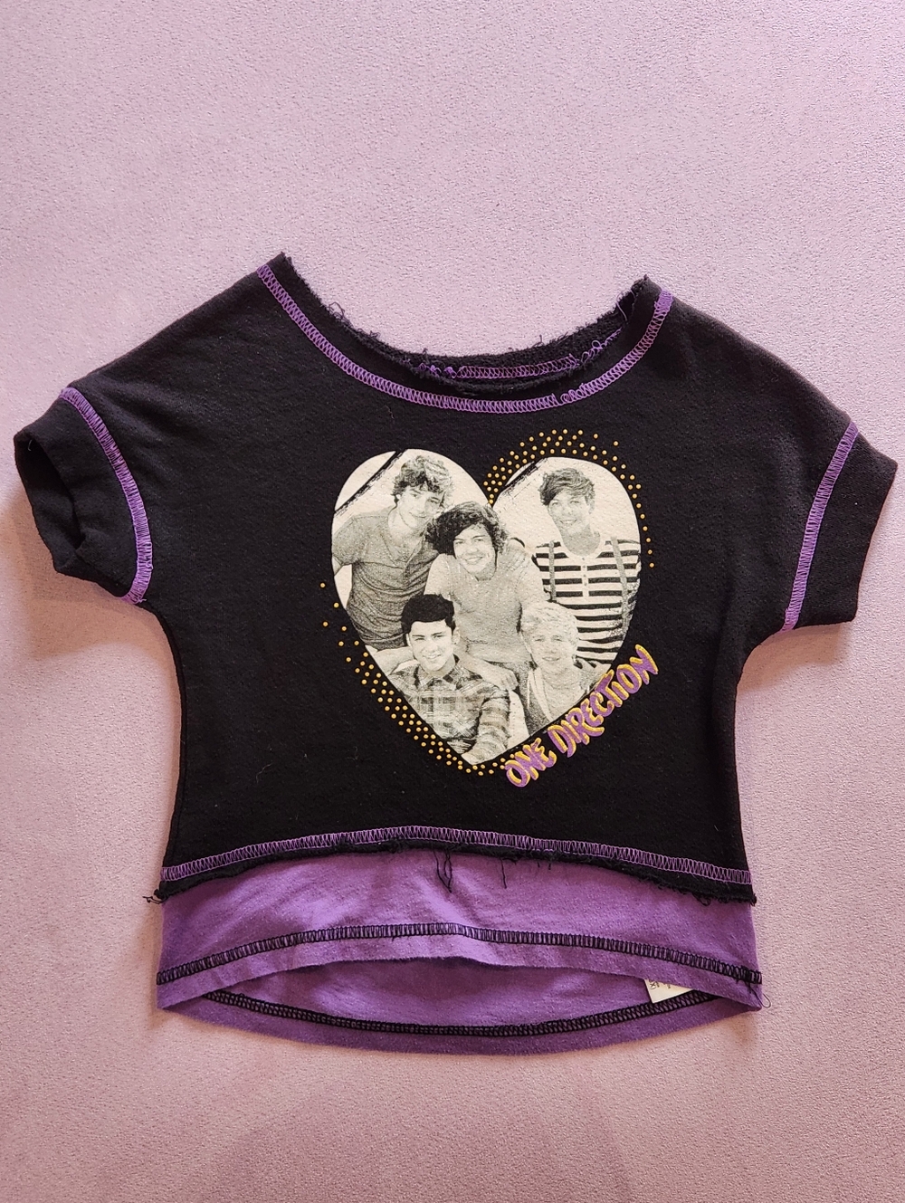 2013 One Direction Girls Small Baby Tee